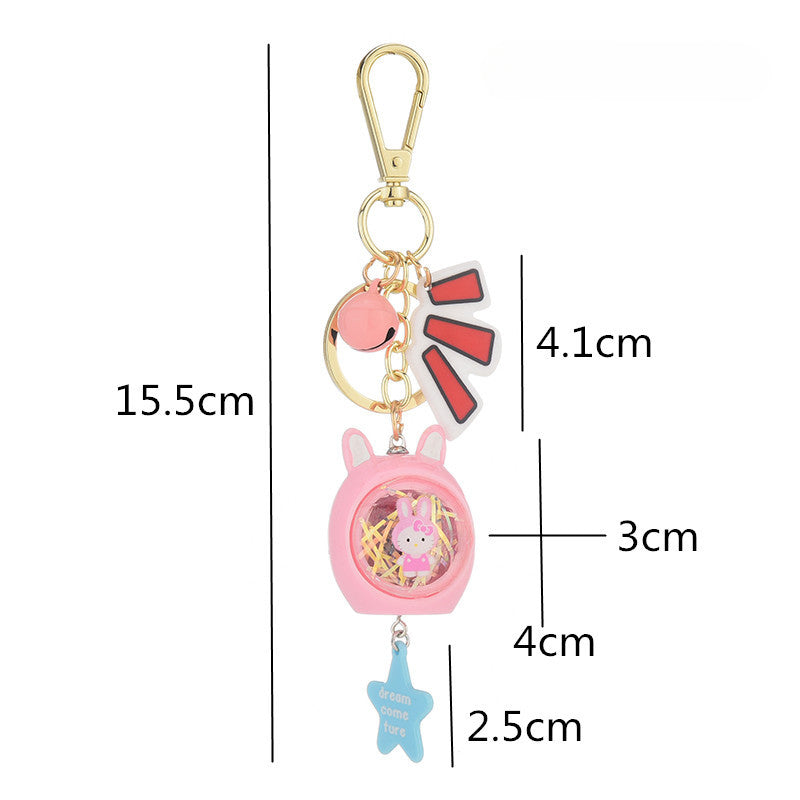 Wholesale Acrylic Lighted Unicorn Keychain